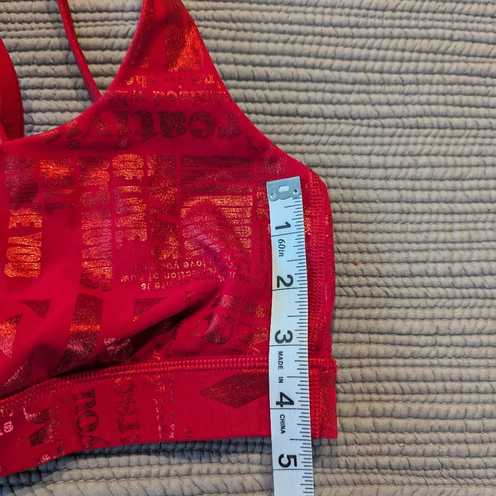 Like New LULULEMON Manifesto‎ Energy Bra Limited Edition Size 4